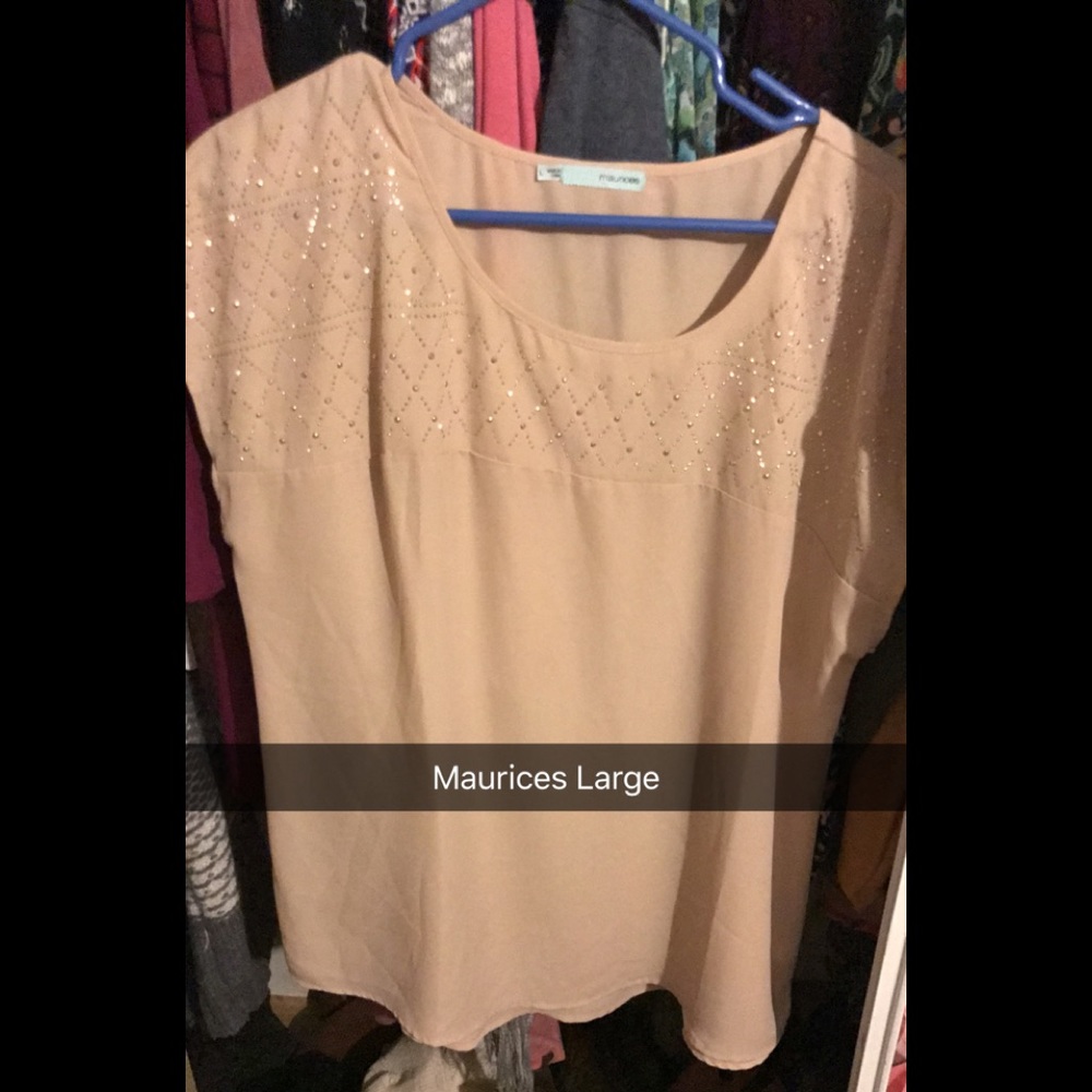 Maurices Large Chiffon Top
